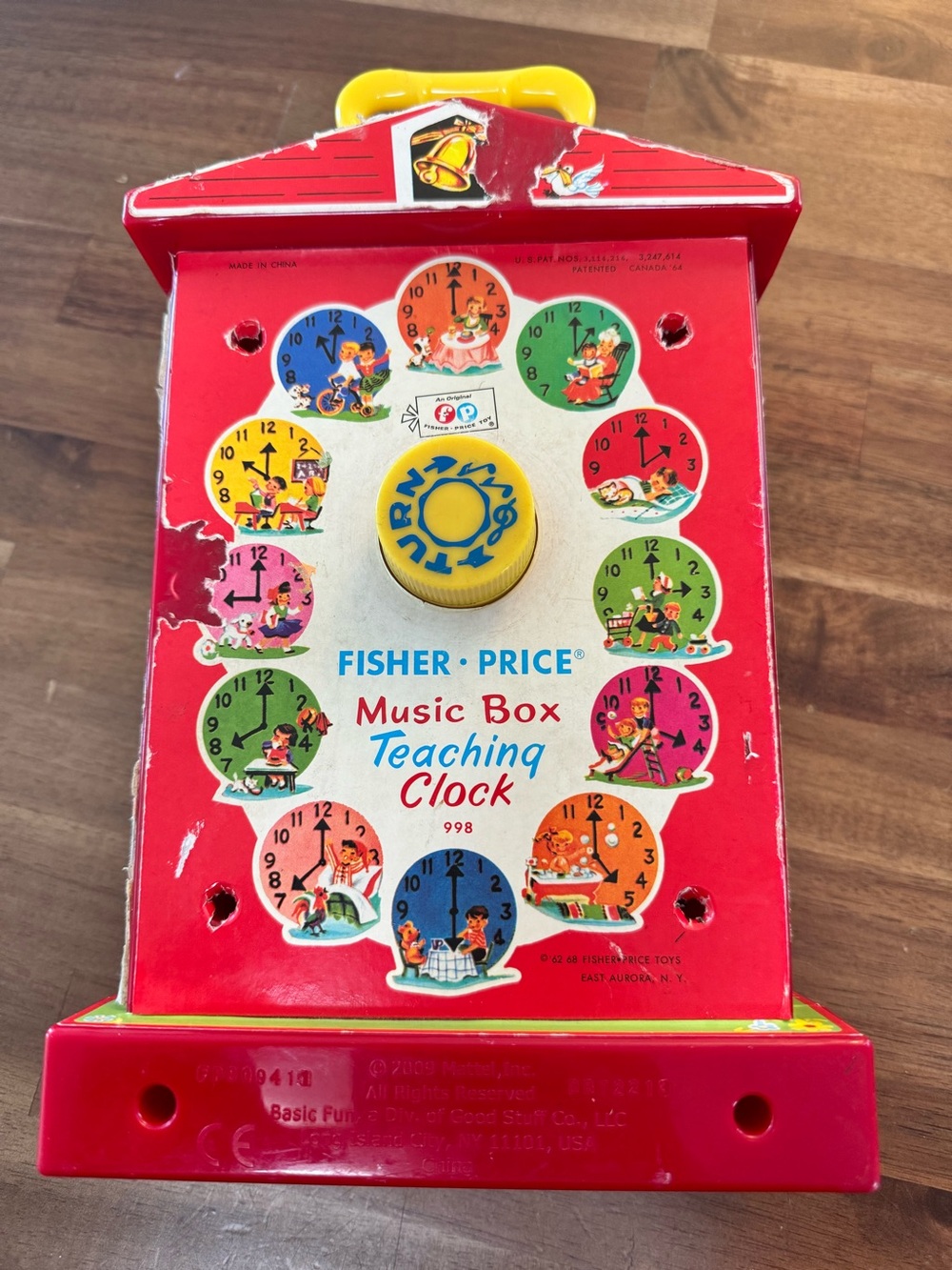 Vintage fisher price clock